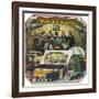 Pastime Brand Cigar Outer Box Label-Lantern Press-Framed Art Print