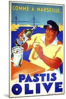 Pastis Olive-null-Mounted Giclee Print