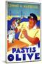 Pastis Olive-null-Mounted Premium Giclee Print