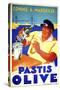 Pastis Olive-null-Stretched Canvas