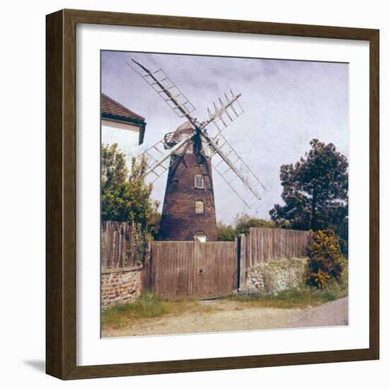 Paston Windmill-null-Framed Photographic Print