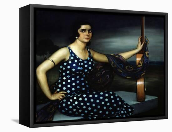 Pastora Imperio, Ca. 1922-Julio Romero de Torres-Framed Stretched Canvas