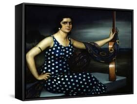 Pastora Imperio, Ca. 1922-Julio Romero de Torres-Framed Stretched Canvas