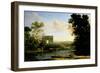 Pastoral Capriccio with the Arch of Constantinople-Claude Lorraine-Framed Giclee Print