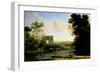 Pastoral Capriccio with the Arch of Constantinople-Claude Lorraine-Framed Giclee Print