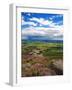 Pastoral Fields from Above Coumshingaun Lake, Comeragh Mountains, County Waterford, Ireland-null-Framed Photographic Print