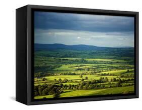 Pastoral Fields, Near Clonea, County Waterford, Ireland-null-Framed Stretched Canvas
