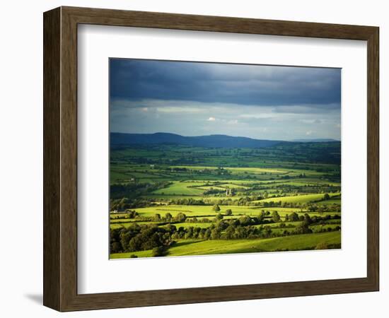 Pastoral Fields, Near Clonea, County Waterford, Ireland-null-Framed Photographic Print