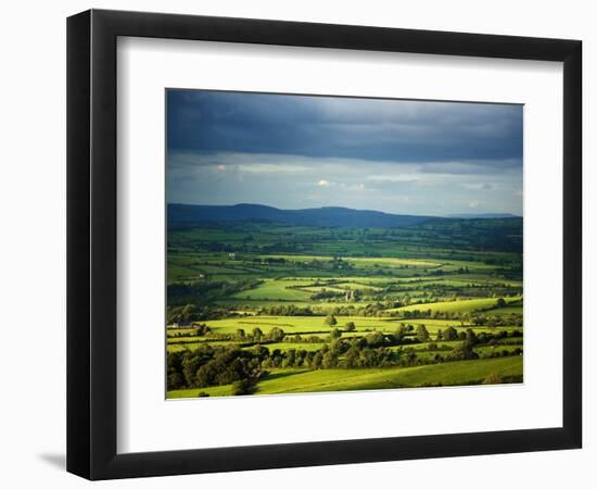 Pastoral Fields, Near Clonea, County Waterford, Ireland-null-Framed Photographic Print