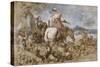 Pastoral Journey-Giovanni Benedetto Castiglione-Stretched Canvas