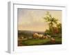 Pastoral Landscape with a Herd-Balthasar Paul Ommeganck-Framed Giclee Print