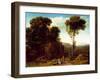 Pastoral Landscape With a Mill-Claude Lorraine-Framed Giclee Print