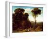 Pastoral Landscape With a Mill-Claude Lorraine-Framed Giclee Print