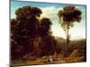 Pastoral Landscape With a Mill-Claude Lorraine-Mounted Giclee Print