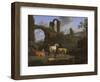 Pastoral Landscape with Ruins, 1664-Adriaen van de Velde-Framed Giclee Print