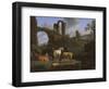 Pastoral Landscape with Ruins, 1664-Adriaen van de Velde-Framed Giclee Print