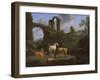 Pastoral Landscape with Ruins, 1664-Adriaen van de Velde-Framed Giclee Print