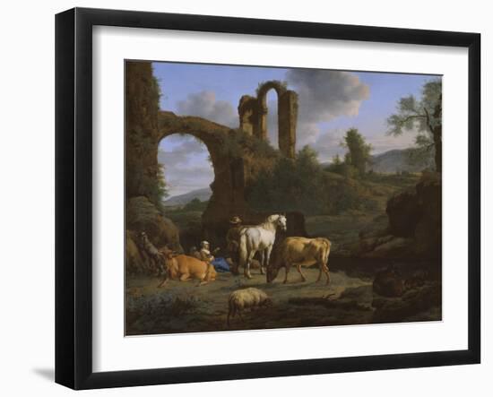 Pastoral Landscape with Ruins, 1664-Adriaen van de Velde-Framed Giclee Print