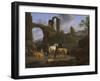 Pastoral Landscape with Ruins, 1664-Adriaen van de Velde-Framed Giclee Print