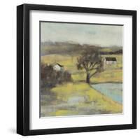 Pastoral Mist II-Jennifer Goldberger-Framed Art Print