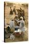 Pastoral Nomads at Annual Pushkar Camel Fair, Rajasthan, Raika, India-David Noyes-Stretched Canvas