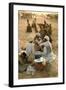 Pastoral Nomads at Annual Pushkar Camel Fair, Rajasthan, Raika, India-David Noyes-Framed Photographic Print