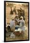 Pastoral Nomads at Annual Pushkar Camel Fair, Rajasthan, Raika, India-David Noyes-Framed Photographic Print