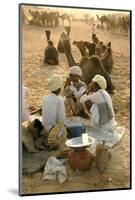 Pastoral Nomads at Annual Pushkar Camel Fair, Rajasthan, Raika, India-David Noyes-Mounted Photographic Print