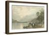 Pastoral Riverscape III-William Henry Bartlett-Framed Art Print
