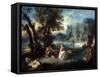 Pastoral Scene, 1730S-Pierre-Antoine Quillard-Framed Stretched Canvas