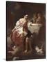 Pastoral Scene, 1740-Giambattista Piazzetta-Stretched Canvas