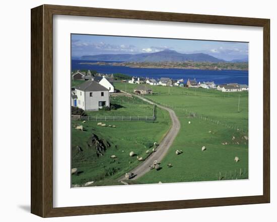 Pastoral Scene, Isle of Iona, Scotland-William Sutton-Framed Premium Photographic Print