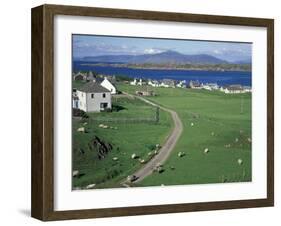 Pastoral Scene, Isle of Iona, Scotland-William Sutton-Framed Premium Photographic Print