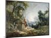 Pastoral Scene, or Young Shepherd in a Landscape-Francois Boucher-Mounted Giclee Print