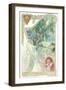 Pastoral Scene with Beethoven-null-Framed Art Print