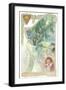 Pastoral Scene with Beethoven-null-Framed Art Print