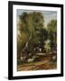 Pastoral Scene with Sheep, 19Th Century-George Cole-Framed Giclee Print