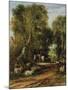 Pastoral Scene with Sheep, 19Th Century-George Cole-Mounted Giclee Print