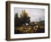 Pastoral Scene-Francesco Zuccarelli-Framed Giclee Print