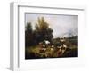 Pastoral Scene-Francesco Zuccarelli-Framed Giclee Print