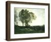 Pastoral Scene-Jean-Baptiste-Camille Corot-Framed Premium Giclee Print