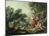 Pastoral Scene-Jean-Baptiste Huet-Mounted Giclee Print