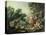 Pastoral Scene-Jean-Baptiste Huet-Stretched Canvas