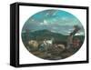 Pastoral Scene-Nicolaes Pietersz Berchem-Framed Stretched Canvas