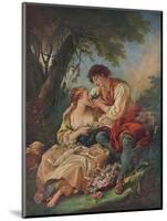 'Pastoral Subject', 18th century-Francois Boucher-Mounted Giclee Print