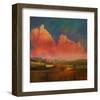 Pastoral Sunset-Chris Vest-Framed Art Print