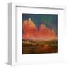 Pastoral Sunset-Chris Vest-Framed Art Print