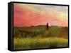 Pastoral Sunset-Robert Cattan-Framed Stretched Canvas