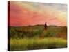 Pastoral Sunset-Robert Cattan-Stretched Canvas