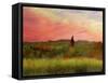 Pastoral Sunset-Robert Cattan-Framed Stretched Canvas